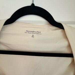 Abercrombie & Fitch Off-White Modal Top
